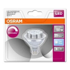 OSRAM Ampoule Spot LED MR16 GU5,3 7,8 W équivalent A 50 W Blanc Froid Dimmable -OSRAM || Philips || Bosch Soldes osram ampoule spot led mr16 gu5 3 7 8 w equivalent a 50 w blanc froid dimmable 4052899390119 514331