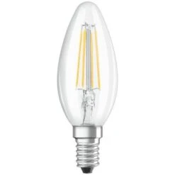 OSRAM BTE2 Ampoule LED Flamme Clair Filament - 4 W = 40 W - E14 - Blanc Froid -OSRAM || Philips || Bosch Soldes osram bte2 ampoule led flamme clair filament 4 w 40 w e14 blanc froid 4058075435261 659522