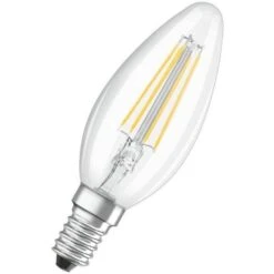 OSRAM BTE2 Ampoule LED Flamme Clair Filament - 4 W = 40 W - E14 - Blanc Froid -OSRAM || Philips || Bosch Soldes osram bte2 ampoule led flamme clair filament 4 w 40 w e14 blanc froid 4058075435261 659523