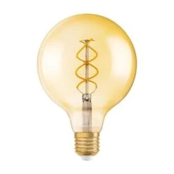 OSRAM Globe LED Spirale Filament E27 Vintage Edition 1906 - 125 Mm - 5 W - Ambré