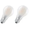 OSRAM Lot De 2 Ampoules E27 LED Standard Dépolie 8 W équivalent A 75 W Blanc Chaud -OSRAM || Philips || Bosch Soldes osram lot de 2 ampoules e27 led standard depolie 8 w equivalent a 75 w blanc chaud 4058075815735 514523
