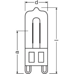 OSRAM-Lot De 2 Ampoules Halogene Eco Capsule G9 Ø1,4cm 2800K 33W = 40W 460 Lumens Dimmable Osram -OSRAM || Philips || Bosch Soldes osram lot de 2 ampoules halogene eco capsule g9 1 4cm 2800k 33w 40w 460 lumens dimmable osram 4052899195370 565150
