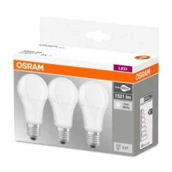 OSRAM Lot De 3 Ampoules LED E27 Standard Dépolie 14 W équivalent A 100 W Blanc Froid -OSRAM || Philips || Bosch Soldes osram lot de 3 ampoules led e27 standard depolie 14 w equivalent a 100 w blanc froid 4058075819559 514415