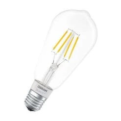 OSRAM Smart+ Ampoule LED A Filament Connectée - E27 Edison - Dimmable Blanc Chaud 5,5W (=50W) - Compatible Bluetooth Apple HomeKit -OSRAM || Philips || Bosch Soldes osram smart ampoule led a filament connectee e27 edison dimmable blanc chaud 5 5w 50w compatible bluetooth apple homekit 4058075091146 485947