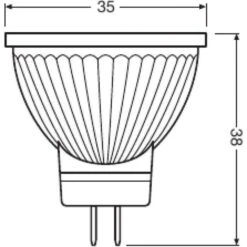 OSRAM Spot MR11 LED 36° Verre Variable 4,5W=35 GU4 Chaud -OSRAM || Philips || Bosch Soldes osram spot mr11 led 36 verre variable 4 5w 35 gu4 chaud 4058075433229 730726