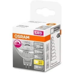 OSRAM Spot MR16 LED 36° Verre Variable - 3,4W équivalent 20W GU5.3 - Blanc Chaud -OSRAM || Philips || Bosch Soldes osram spot mr16 led 36 verre variable 3 4w equivalent 20w gu5 3 blanc chaud 4058075431799 598145