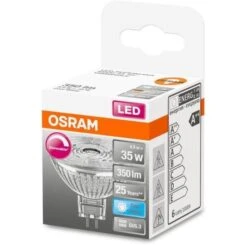 OSRAM Spot MR16 LED 36° Verre Variable - 4,9W équivalent 35W GU5.3 - Blanc Froid -OSRAM || Philips || Bosch Soldes osram spot mr16 led 36 verre variable 4 9w equivalent 35w gu5 3 blanc froid 4058075431836 659624