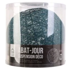 PARIS Suspension Non-électrifiée Intérieur - 30 Cm - Bleu Pétrole -OSRAM || Philips || Bosch Soldes paris suspension non electrifiee interieur 30 cm bleu petrole 3664944131618 730642