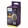 PHILIPS Ampoule LED Standard Modern Filament Mini Smoky - 3-15 W - Blanc Chaud -OSRAM || Philips || Bosch Soldes philips ampoule led standard modern filament mini smoky 3 15 w blanc chaud 8718699657574 514720