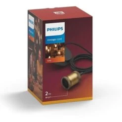 PHILIPS Corde Suspension Lampes LED Vintage E27 - Gold -OSRAM || Philips || Bosch Soldes philips corde suspension lampes led vintage e27 gold 8718696167779 515458