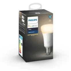 PHILIPS HUE Ampoule White - 9,5 W - E27 - Bluetooth -OSRAM || Philips || Bosch Soldes philips hue ampoule white 9 5 w e27 bluetooth 8718696785317 559869