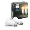 PHILIPS HUE Pack De 2 Ampoules White Ambiance - 9,5 W - E27 - Bluetooth -OSRAM || Philips || Bosch Soldes philips hue pack de 2 ampoules white ambiance 9 5 w e27 bluetooth 8718699673369 485905