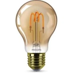 PHILIPS LED Standard Vintage Filament Spirale 2 - 3 équivalent 14W E27 - Ambrée Claire Blanc Chaud
