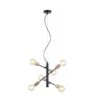 PHoeNIX Suspension 3 Bras - Ø46 X H150 Cm - Métal - Noir - Ampoules LED Fournies (x6) -OSRAM || Philips || Bosch Soldes phoenix suspension 3 bras 46 x h150 cm metal noir ampoules led fournies x6 3248116460302 565980