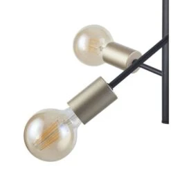 PHoeNIX Suspension 3 Bras - Ø46 X H150 Cm - Métal - Noir - Ampoules LED Fournies (x6) -OSRAM || Philips || Bosch Soldes phoenix suspension 3 bras 46 x h150 cm metal noir ampoules led fournies x6 3248116460302 565982