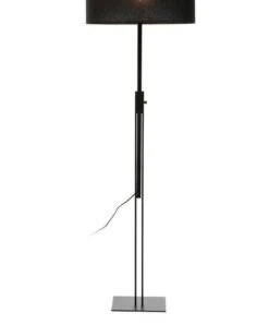 Pied De Lampadaire Métal Noir Mila