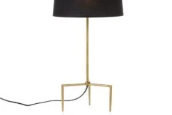 Pied De Lampe Doré En Métal Veronica H 46 Cm