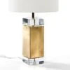 Pied De Lampe Métal Doré Et Acrylique Vera H 50 Cm -OSRAM || Philips || Bosch Soldes pied de lampe metal dore et acrylique vera h 50 cm 8435471823636 323910