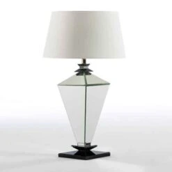 Pied De Lampe Verre Argenté Avec Socle Noir Gracias -OSRAM || Philips || Bosch Soldes pied de lampe verre argente avec socle noir gracias 8435471818144 239728