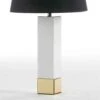 Pied De Lampe Verre Blanc Avec Socle Doré Gracias -OSRAM || Philips || Bosch Soldes pied de lampe verre blanc avec socle dore gracias 8435471817994 323880
