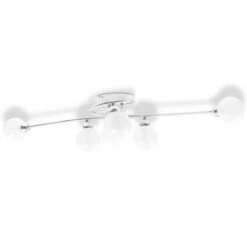 Plafonnier Avec 6 Abats-jour G9 Chromé -OSRAM || Philips || Bosch Soldes plafonnier avec 6 abats jour g9 chrome 8718475532286 605843