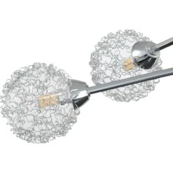 Plafonnier Avec Abat-jour En Maille Métallique Pour 5 LED G9 -OSRAM || Philips || Bosch Soldes plafonnier avec abat jour en maille metallique pour 5 led g9 3666722914666 1505142