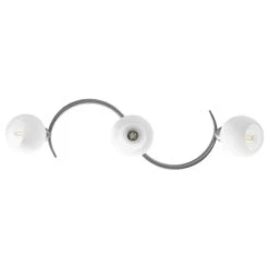 Plafonnier Avec Abat-jour En Verre 3 Ampoules E14 Blanc Bol 2 -OSRAM || Philips || Bosch Soldes plafonnier avec abat jour en verre 3 ampoules e14 blanc bol 3666722779760 790705