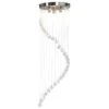 Plafonnier Avec Perles De Cristal Argenté Spirale G9 2 -OSRAM || Philips || Bosch Soldes plafonnier avec perles de cristal argente spirale g9 3666722503198 622327