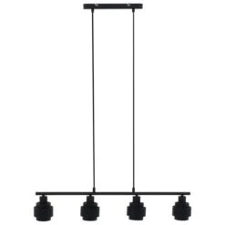 Plafonnier Noir 82 Cm E14 -OSRAM || Philips || Bosch Soldes plafonnier noir 82 cm e14 3666722503310 622146