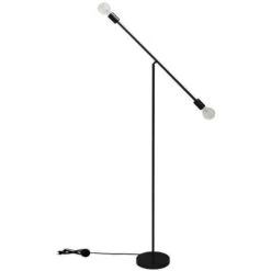 POP Lampadaire Balancier En Métal - 23 X 23 X H.140 Cm - Noir - E27 25W -OSRAM || Philips || Bosch Soldes pop lampadaire balancier en metal 23 x 23 x h 140 cm noir e27 25w 3611510029145 565184