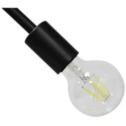 POP Lampadaire Balancier En Métal - 23 X 23 X H.140 Cm - Noir - E27 25W -OSRAM || Philips || Bosch Soldes pop lampadaire balancier en metal 23 x 23 x h 140 cm noir e27 25w 3611510029145 565185