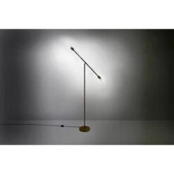 POP Lampadaire Balancier En Métal - 23 X 23 X H.140 Cm - Or - E27 25W -OSRAM || Philips || Bosch Soldes pop lampadaire balancier en metal 23 x 23 x h 140 cm or e27 25w 3611510029152 565180