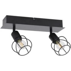 Spot Ottawa - Métal - 2 L - E14 - 40 W - Noir - COREP