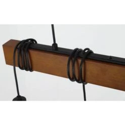 Suspension Bois Massif Foncé Et Noir Zorren -OSRAM || Philips || Bosch Soldes suspension bois massif fonce et noir rezo 3327480054901 557929