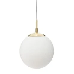 Suspension Boule - Ø 20 Cm - Blanc