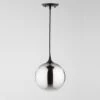 Suspension Boule Verre Gris Sarie D 24 X H 28 Cm -OSRAM || Philips || Bosch Soldes suspension boule verre gris 8435471811947 239857
