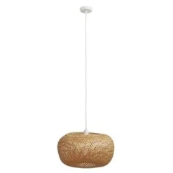 Suspension En Bambou - D 45 X H 145 Cm - Beige -OSRAM || Philips || Bosch Soldes suspension en bambou d 45 x h 145 cm beige 566386