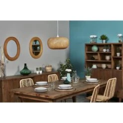 Suspension En Bambou - D 45 X H 145 Cm - Beige -OSRAM || Philips || Bosch Soldes suspension en bambou d 45 x h 145 cm beige 566388