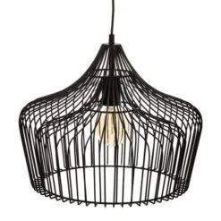 Suspension En Métal - Ø 40 Cm - Noir