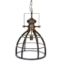 Suspension En Métal - E27 - 60 W - H. 58 Cm - Noir