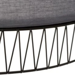 Suspension En Métal Et Tissu - Ø 45 Cm - Gris Foncé -OSRAM || Philips || Bosch Soldes suspension en metal et tissu 45 cm gris fonce 3560238668979 566042