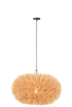 Suspension Lampe/abat Jour Ovale Rotin Naturel Sasha H 45.5 Cm -OSRAM || Philips || Bosch Soldes suspension lampe abat jour ovale rotin naturel sasha h 45 5 cm 5400924206031 1369072