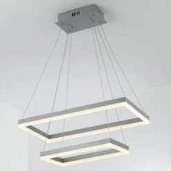 Suspension LED Métal Gris Solys