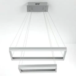 Suspension LED Métal Gris Solys -OSRAM || Philips || Bosch Soldes suspension led metal gris solax 3327480054956 532640