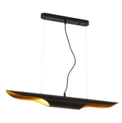 Suspension LED Métal Noir Ternel L 100 X H 8 X P 8 Cm - 1 Kg