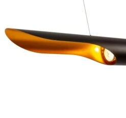 Suspension LED Métal Noir Ternel L 100 X H 8 X P 8 Cm - 1 Kg -OSRAM || Philips || Bosch Soldes suspension led metal noir 8435471840022 575866