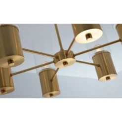 Suspension Métal Doré 6 Lampes Picko -OSRAM || Philips || Bosch Soldes suspension metal dore 6 lampes olympic 3327480055076 532625