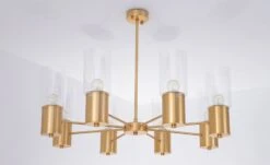 Suspension Métal Doré 8 Lampes Picko -OSRAM || Philips || Bosch Soldes suspension metal dore 8 lampes olympic xl 3327480055083 532631