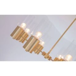 Suspension Métal Doré 8 Lampes Picko -OSRAM || Philips || Bosch Soldes suspension metal dore 8 lampes olympic xl 3327480055083 532633