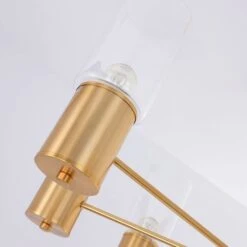 Suspension Métal Doré 8 Lampes Picko -OSRAM || Philips || Bosch Soldes suspension metal dore 8 lampes olympic xl 3327480055083 532635